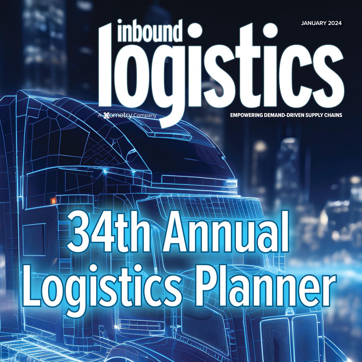 ILMagazine's tweet photo. The holidays may be over, but it's 'Planner season' at Inbound Logistics! For 30 years, we've curated the ultimate resource guide: the Inbound Logistics Planner. Loaded with insights on top logistics & tech providers, it's a must-have! #LogisticsPlanner #InboundLogistics https://t.co/EbJjKGhleP