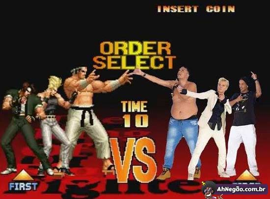 fabiogaj's tweet photo. O momento mais memorável do MC Bin Laden na tv brasileira foi quando ele foi no programa da Xuxa e rendeu esse frame aqui que virou frame de King of Fighters #BBB24 https://t.co/Jii9q848WH