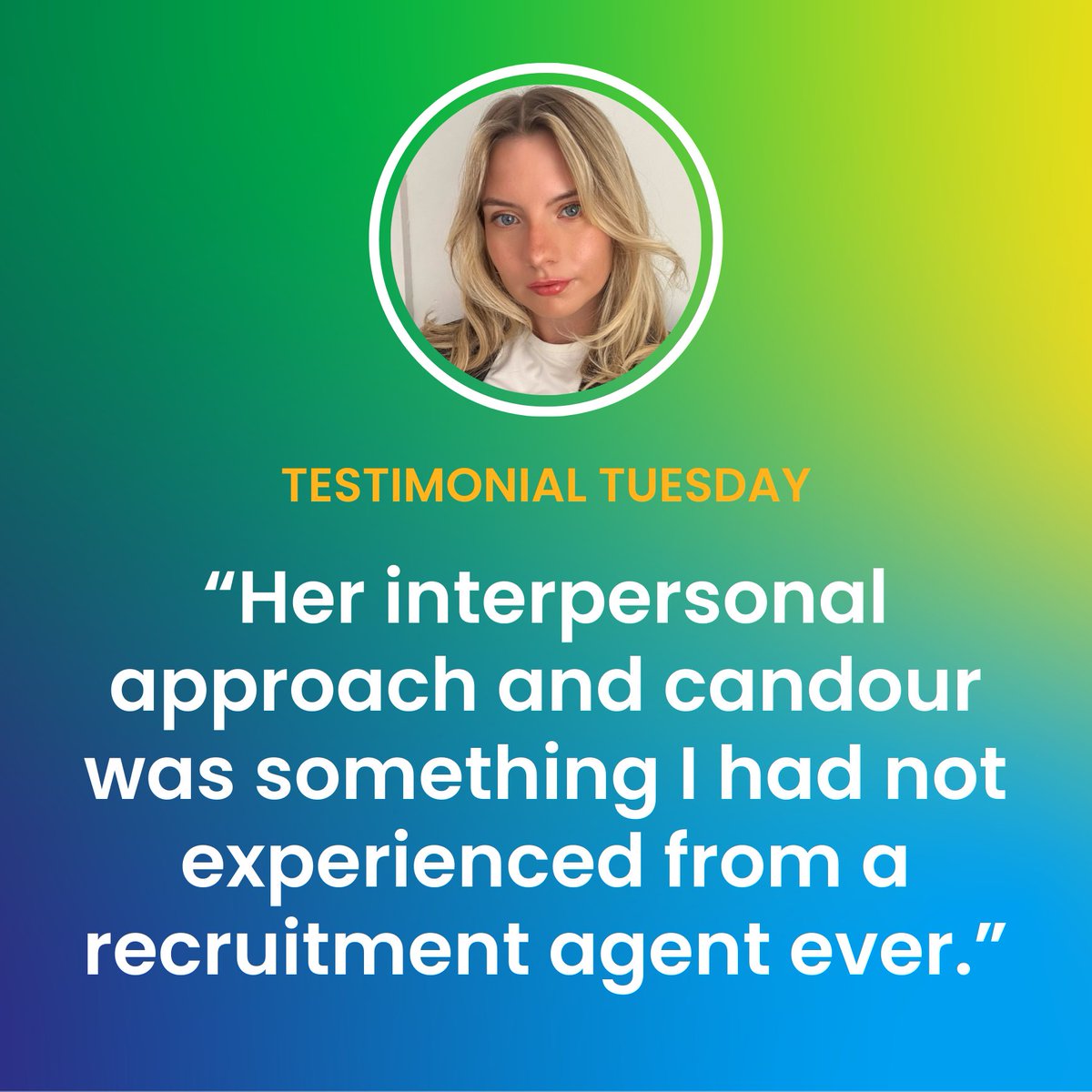 HunterSelection's tweet image. We&apos;re already on our second week of 2024 which means the second #TestimonialTuesday😲

This week, we have an incredible testimonial from one of our #NorthWest consultants in our Stafford office, Eleana🤩

📞 01785 450162
📧 Eleana@hunterselection.co.uk

#technicalrecruitment