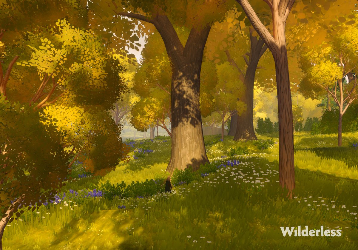 protopop's tweet image. Wilderless forests 
#procgen #openworld #ipad #fantasy #indiegame