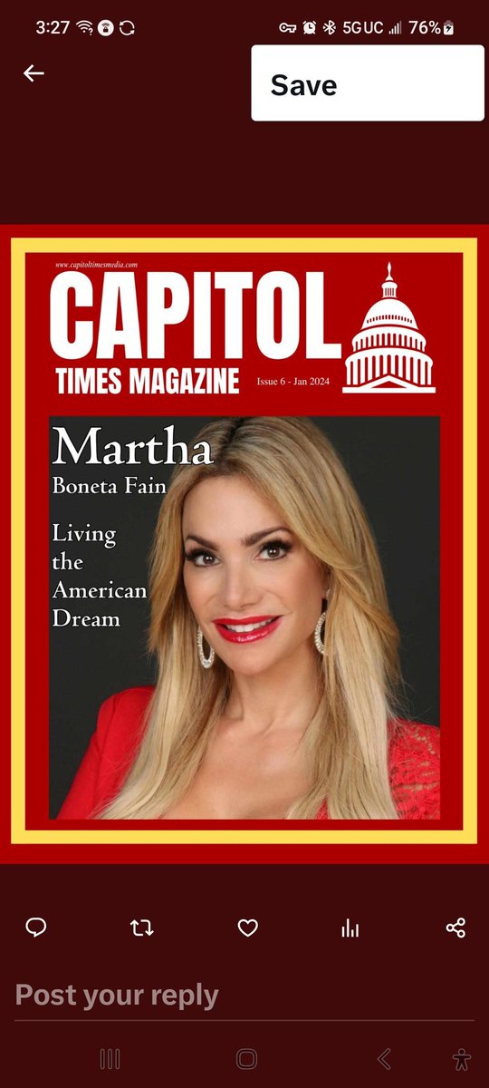 @ParisBarns @anilanwar3 This is a Woman to Watch Take a closer look at an extremely bright, sucessful , modern woman..a Patriot.. The Capital Times available at Amazon And at the Capitol News Stand .....
