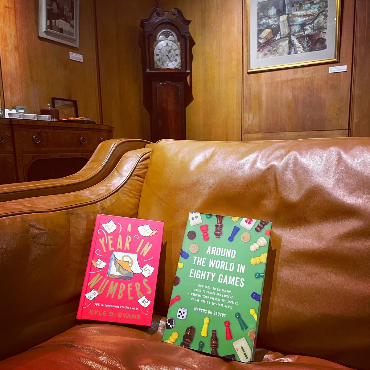 Dr Tom Crawford (@tomrocksmaths) on Twitter photo Which do I read first? Relaxing after an afternoon of teaching with some excellent books courtesy of <a href="/kyledevans/">Kyle D Evans</a> and <a href="/MarcusduSautoy/">Marcus du Sautoy</a>. The <a href="/StEdmundHall/">St Edmund Hall</a> SCR providing the perfect backdrop as always :) Which do I read first? Relaxing after an afternoon of teaching with some excellent books courtesy of <a href="/kyledevans/">Kyle D Evans</a> and <a href="/MarcusduSautoy/">Marcus du Sautoy</a>. The <a href="/StEdmundHall/">St Edmund Hall</a> SCR providing the perfect backdrop as always :)