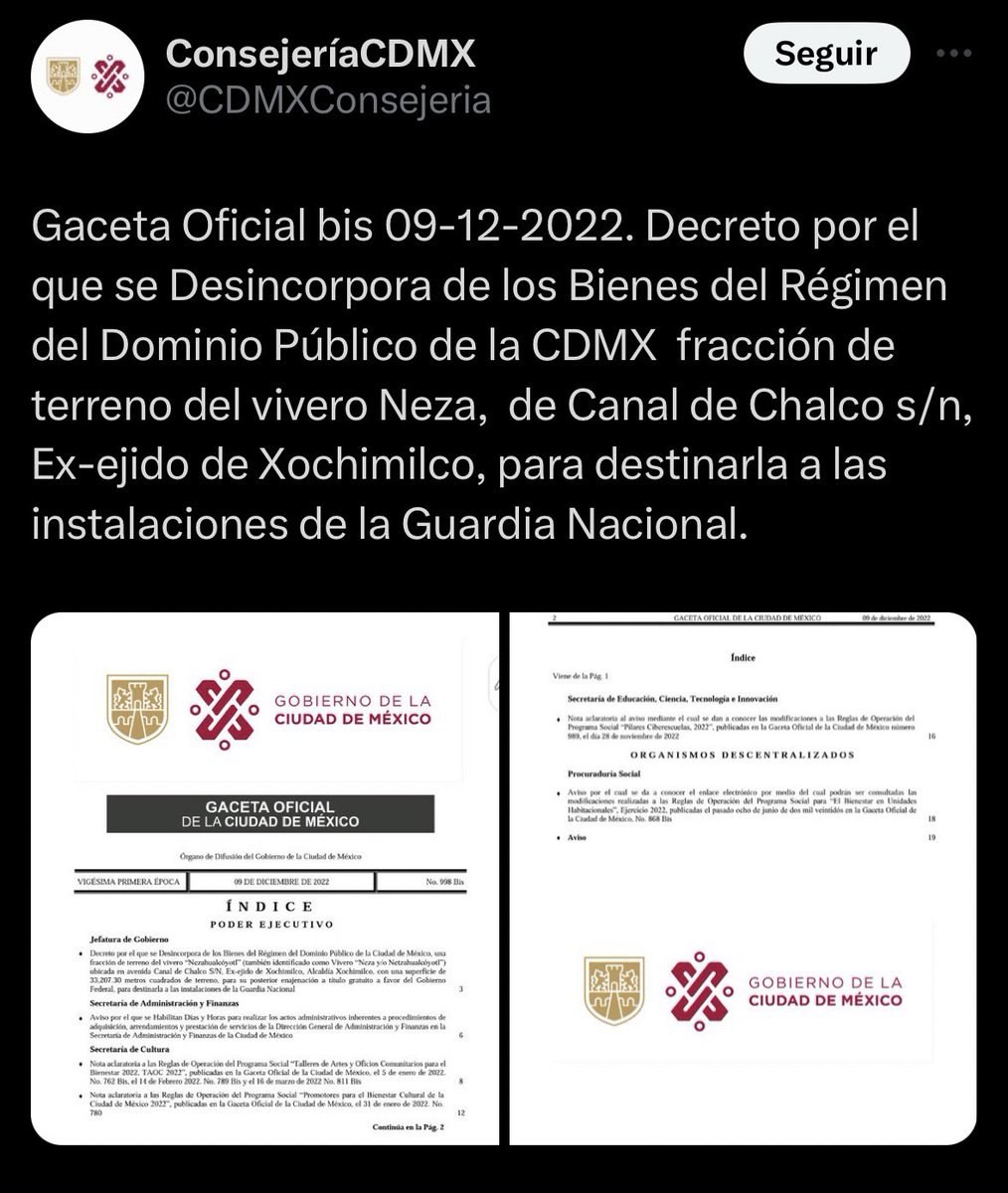 luis_gj's tweet photo. Hay un spot de Sheinbaum y el PVEM diciendo que es ambientalista

Les recuerdo lo que Claudia Sheinbaum ha hecho:

- Apoyar la construcción de una refinería y el uso de combustibles fósiles

- Reducir el presupuesto a zoológicos, y dejar morir a cientos de animales para cobrar los seguros, sin aclarar cómo dispuso de ese dinero. 

- Deforestó el camellón de Av Revolución siendo Secretaria del Medio Ambiente. 

- Desviar fondos de la CDMX para la construcción de un tren de diesel en el sureste y provocar un ecocidio en la selva. 

- Autorizar la destrucción del vivero Neza en Xochimilco para designarlo para instalaciones de la Guardia Nacional. 

- Incapacidad para detener la plaga que mató a las palmeras de Paseo de la Reforma, y matar por demagogia al ahuehuete que suplantó a una de las palmeras. 

Sheinbaum no es ambientalista. 
Solo es una vulgar farsante.