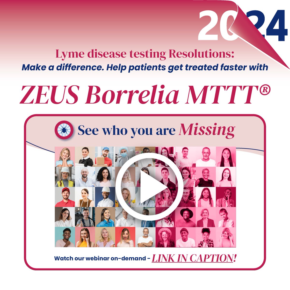 Make a difference in 2024: Help Lyme disease patients get treated faster.

Now's the time to prepare for the '24 Lyme disease season by implementing ZEUS Scientific Borrelia MTTT®.

Simpler. Better. Faster.

▶️ Learn more! Watch our MTTT webinar on-demand: go.zeusscientific.com/mttt-webinar-2…