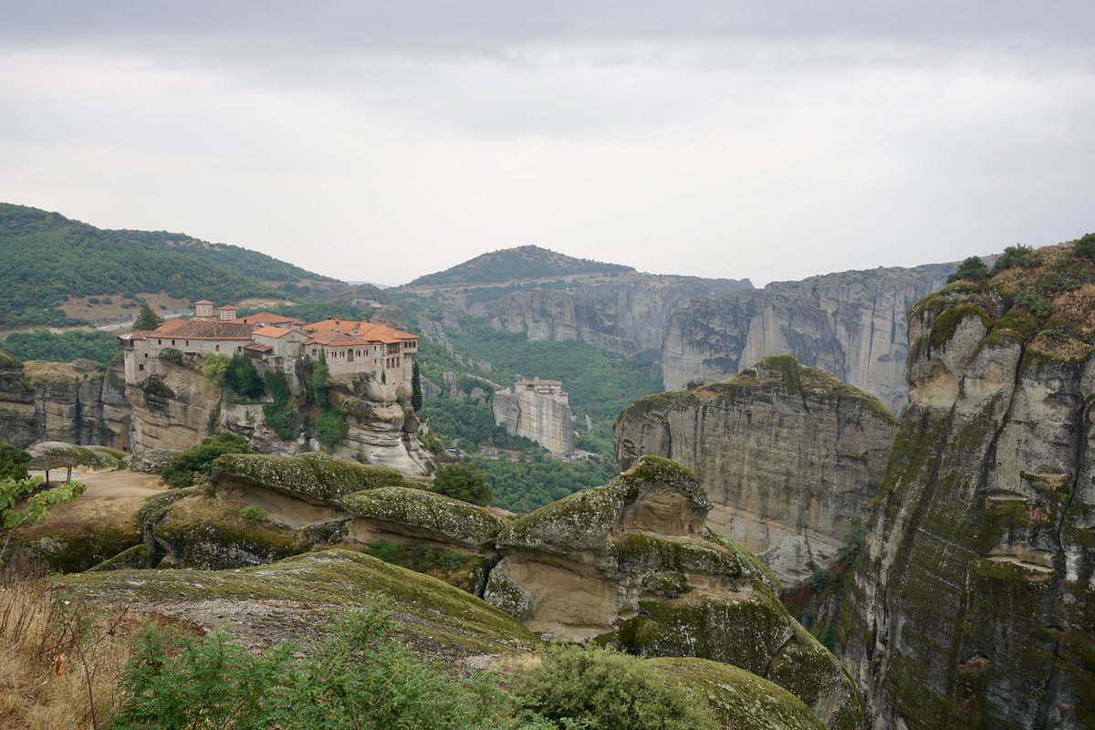 pretay's tweet photo. @Culture_Crit The monasteries at Meteora, Greece. https://t.co/3nsjPHQsqM