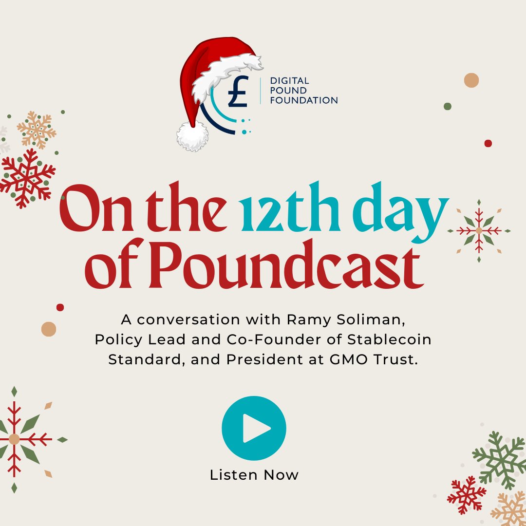 digitalpoundfdn's tweet photo. We revisit Episode 12 of the #Poundcast with Ramy Soliman of Stablecoin Standard. We discuss the growing interest in #stablecoins and their transformative potential, highlighting the transition from traditional #finance to the realm of #cryptocurrency 👉 https://t.co/P1jiJy5W8v https://t.co/4qmApsqoYg