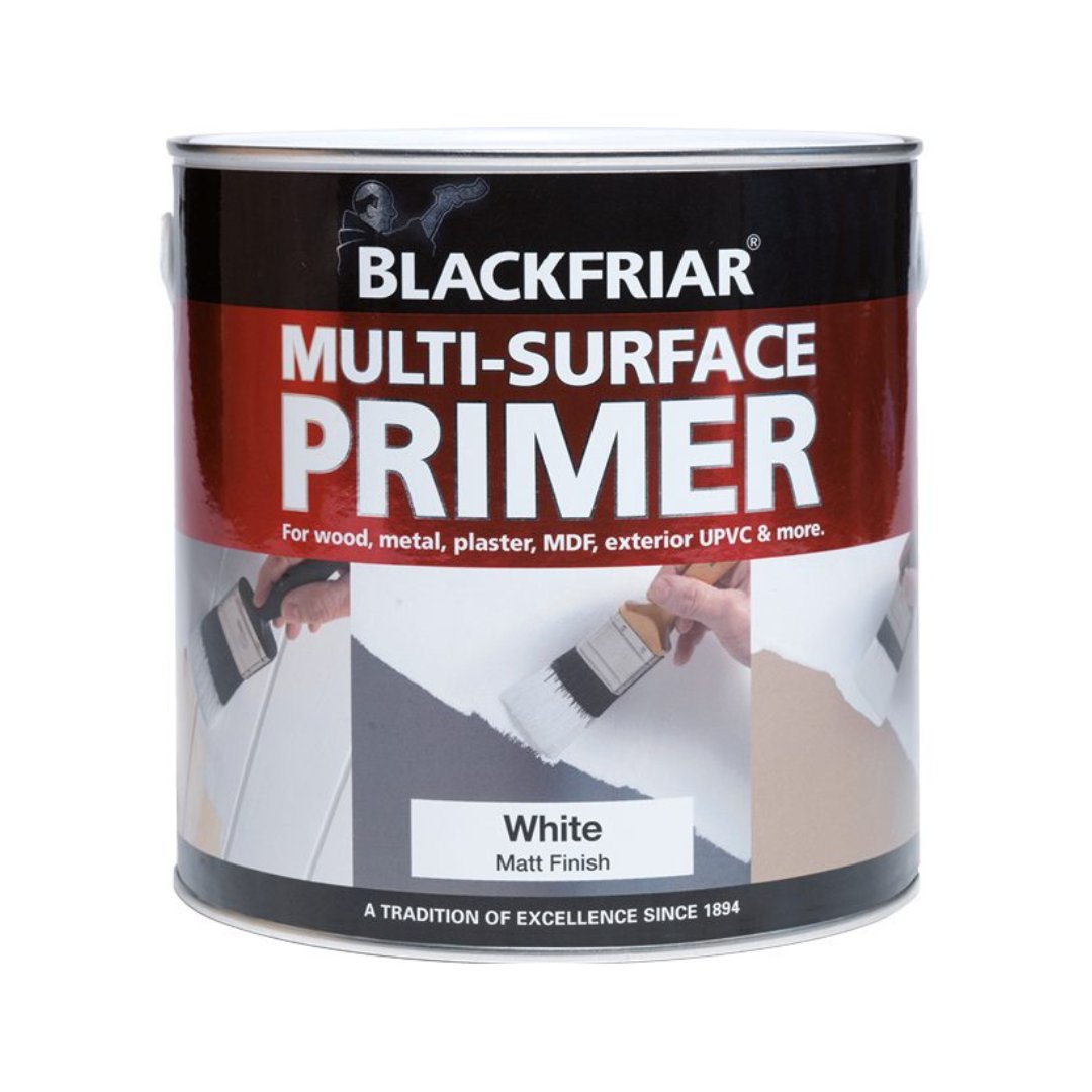 PaintMonsterUK's tweet photo. Blackfriar Multi-Surface Primer has been specially formulated to prime multiple surfaces before further painting. 

It’s ideal for hard and soft woods, chipboard, plywood, MDF, exterior UPVC, ceramic tiles, and metals.

Shop now ➡️https://t.co/c47jHAJGka https://t.co/MkdjN1cXRI
