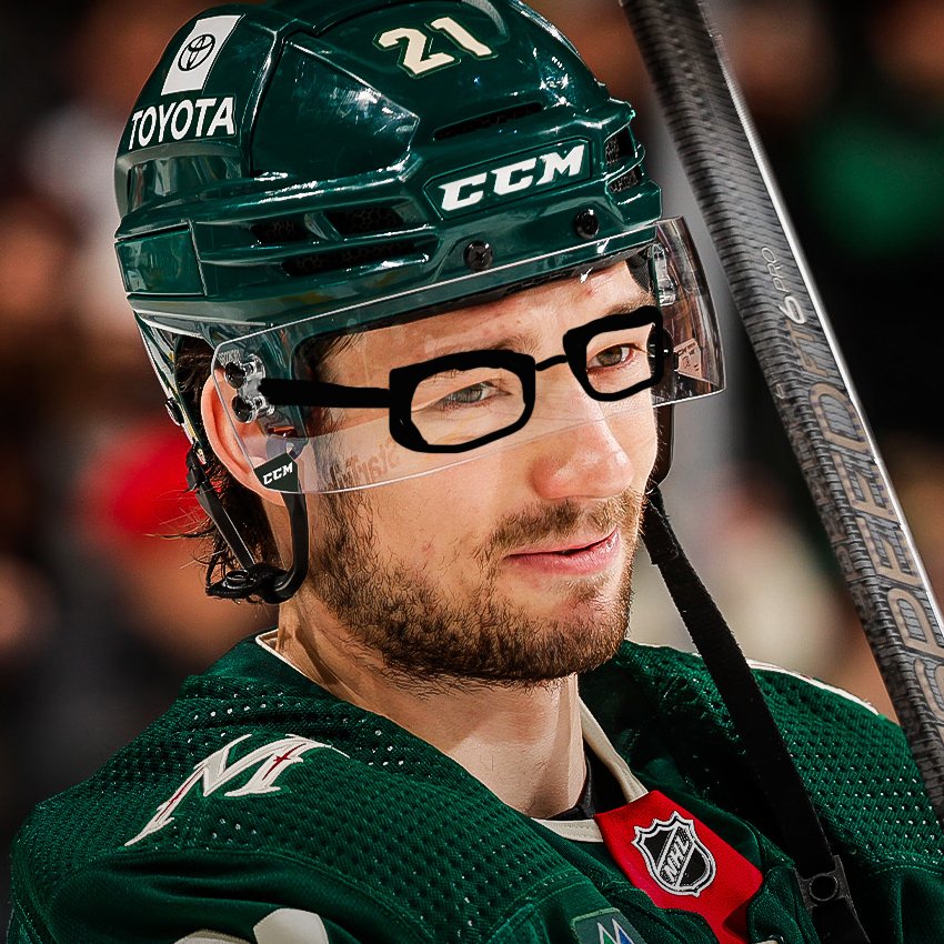 Brock Faber 🕶 art ✨ a thread ✨: 

Drop your Brock glasses creations below and use #NHLAllStarVote x #BrockFaber to help us get him to Toronto 🤝 

#mnwild