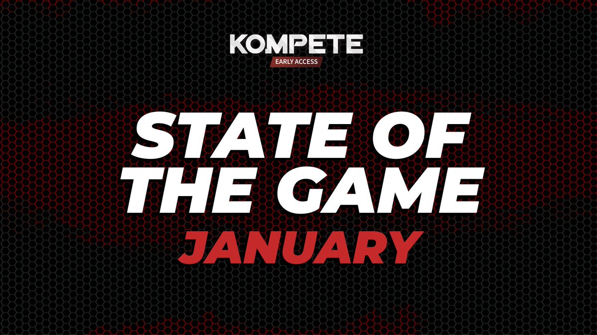 KOMPETEgame's tweet photo. The January 'State of the Game' and AMA is scheduled!
📅Tuesday, January 9th at 2PM EST
We've got a lot of #KOMPETE updates to share!
✅Latest Player Stats
✅Mobile Optimizations + iOS
✅KONVERT + L2 News
Here's the link, don't miss it! 👇
https://t.co/ROD7lTJrSV https://t.co/k7ENWD3MZZ