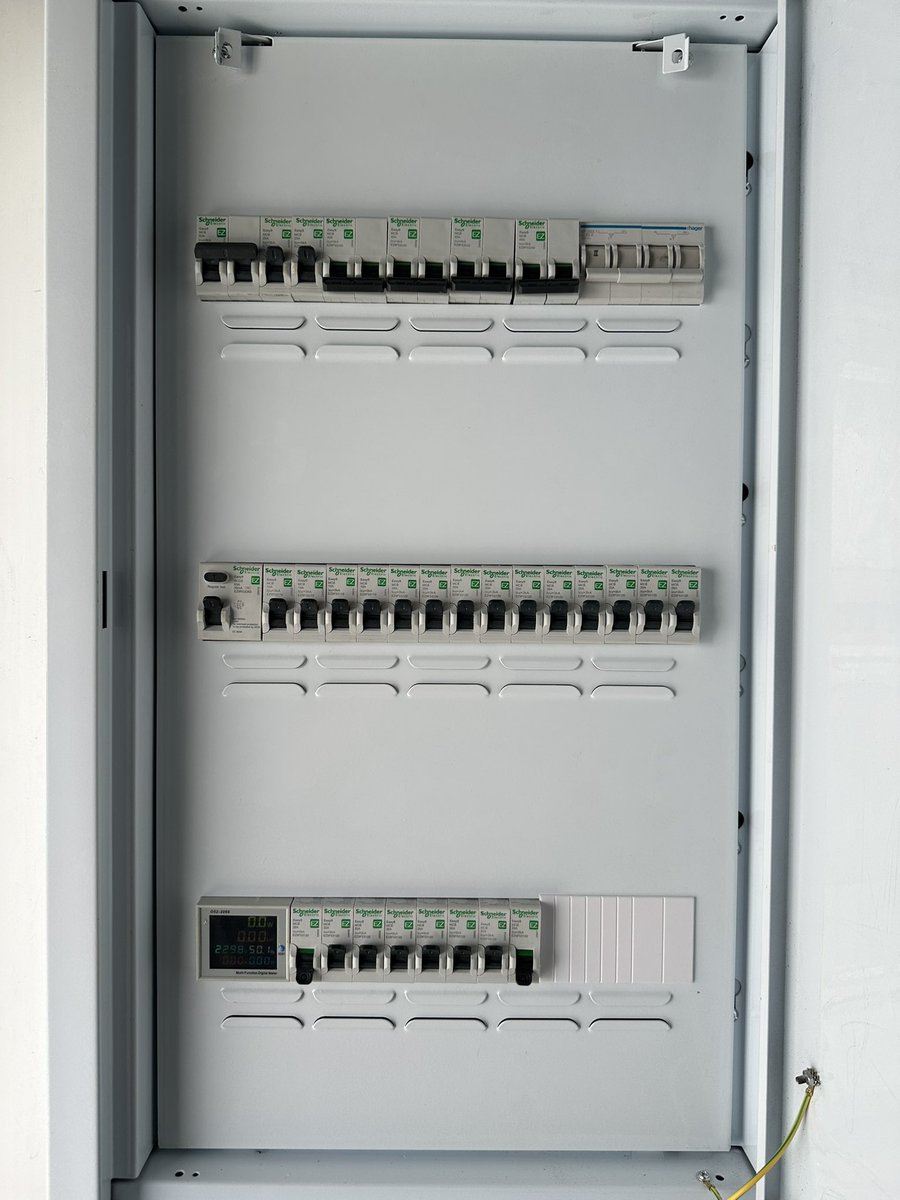 Relocating to a new house is one thing, but customising it to your own specification is another…

I am busy installing a proper #ubiquiti network, as well as a new power panel, power skirting with outlets as well as network points.

Still a lot left to do…