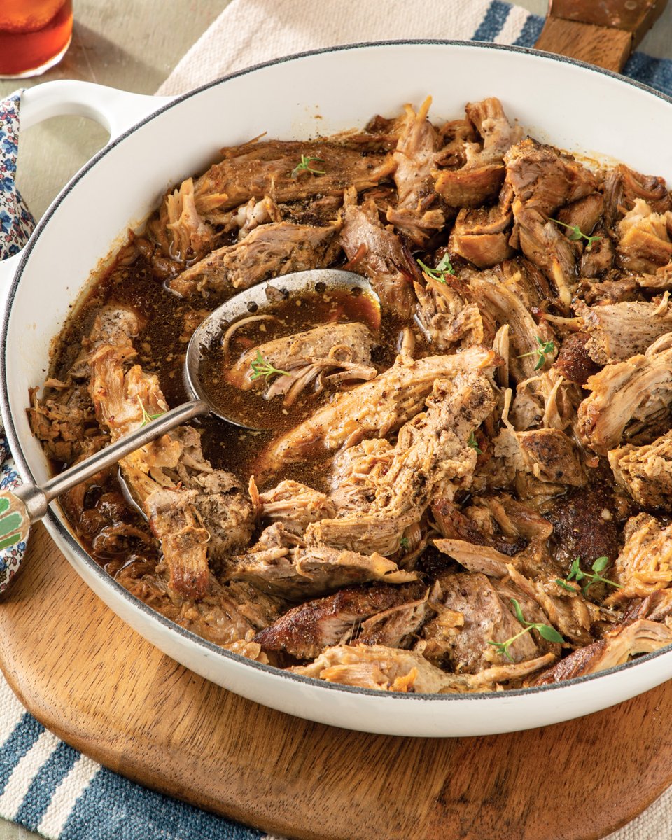 TasteMag's tweet image. Braised pork shoulder should absolutely be on your menu this weekend when it tastes this good! bit.ly/3H0L1kw

#pork #porkshoulder #braisedpork #mustard #molasses #easyrecipe #tasteofthesouth