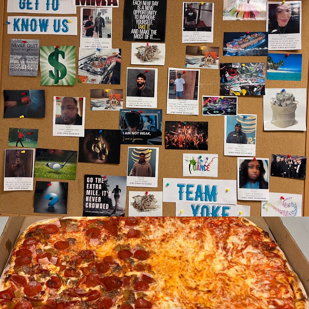Bernice Bonilla (@bonilla_bibi) on Twitter photo Team Holyoke enjoying lunch courtesy of <a href="/RiveraKelvin1/">Kelvin Rivera</a> <a href="/JohnATT8/">John Lebron</a> for being over FN 5.0 SFTE for the month of December.
<a href="/TheRealOurNE/">#OurNE</a> <a href="/emilywiper/">Emily Wiper</a> <a href="/LillardDerick/">Derick Lillard</a> <a href="/Ant_Grand/">Anthony Grandoit</a> <a href="/Carlopizarro81/">Carlo Pizarro</a> Team Holyoke enjoying lunch courtesy of <a href="/RiveraKelvin1/">Kelvin Rivera</a> <a href="/JohnATT8/">John Lebron</a> for being over FN 5.0 SFTE for the month of December.
<a href="/TheRealOurNE/">#OurNE</a> <a href="/emilywiper/">Emily Wiper</a> <a href="/LillardDerick/">Derick Lillard</a> <a href="/Ant_Grand/">Anthony Grandoit</a> <a href="/Carlopizarro81/">Carlo Pizarro</a>