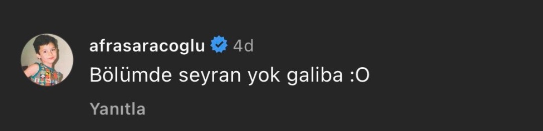 Yokmus civcivim cikar misin o asagilik diziden