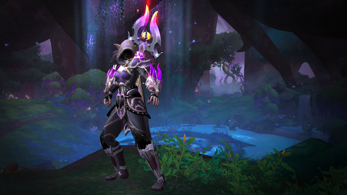 ReavenFR's tweet photo. @Kahu_Fr @Warcraft_FR La transmo de ma monk n'a pas trop changé, à l'exception de l'arme ! https://t.co/Pjct2Ep3HP