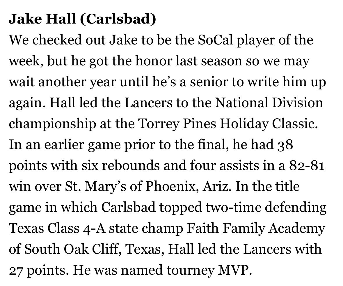 Congrats to 2025 @jake_hall7 for being named @CalHiSports State Stat Star of the Week!! 💜🤺