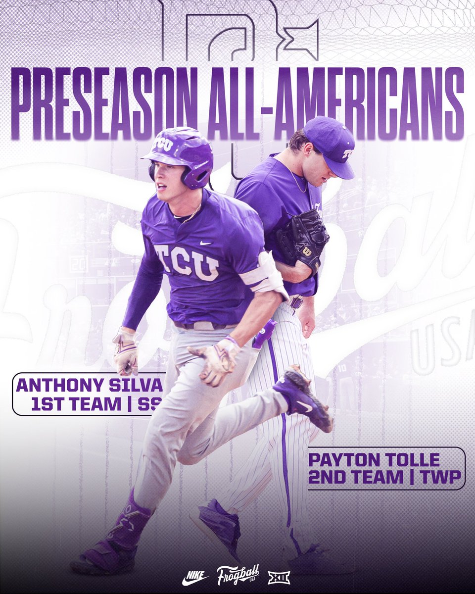 👏👏 <a href="/antwansilva1/">Anthony Silva 🪶</a> &amp; <a href="/RolleTolle49/">Payton Tolle</a> 

𝗣𝗘𝗥𝗙𝗘𝗖𝗧 𝗚𝗔𝗠𝗘 𝗣𝗥𝗘𝗦𝗘𝗔𝗦𝗢𝗡 𝗔𝗟𝗟-𝗔𝗠𝗘𝗥𝗜𝗖𝗔𝗡𝗦 

#FrogballUSA | #GoFrogs
