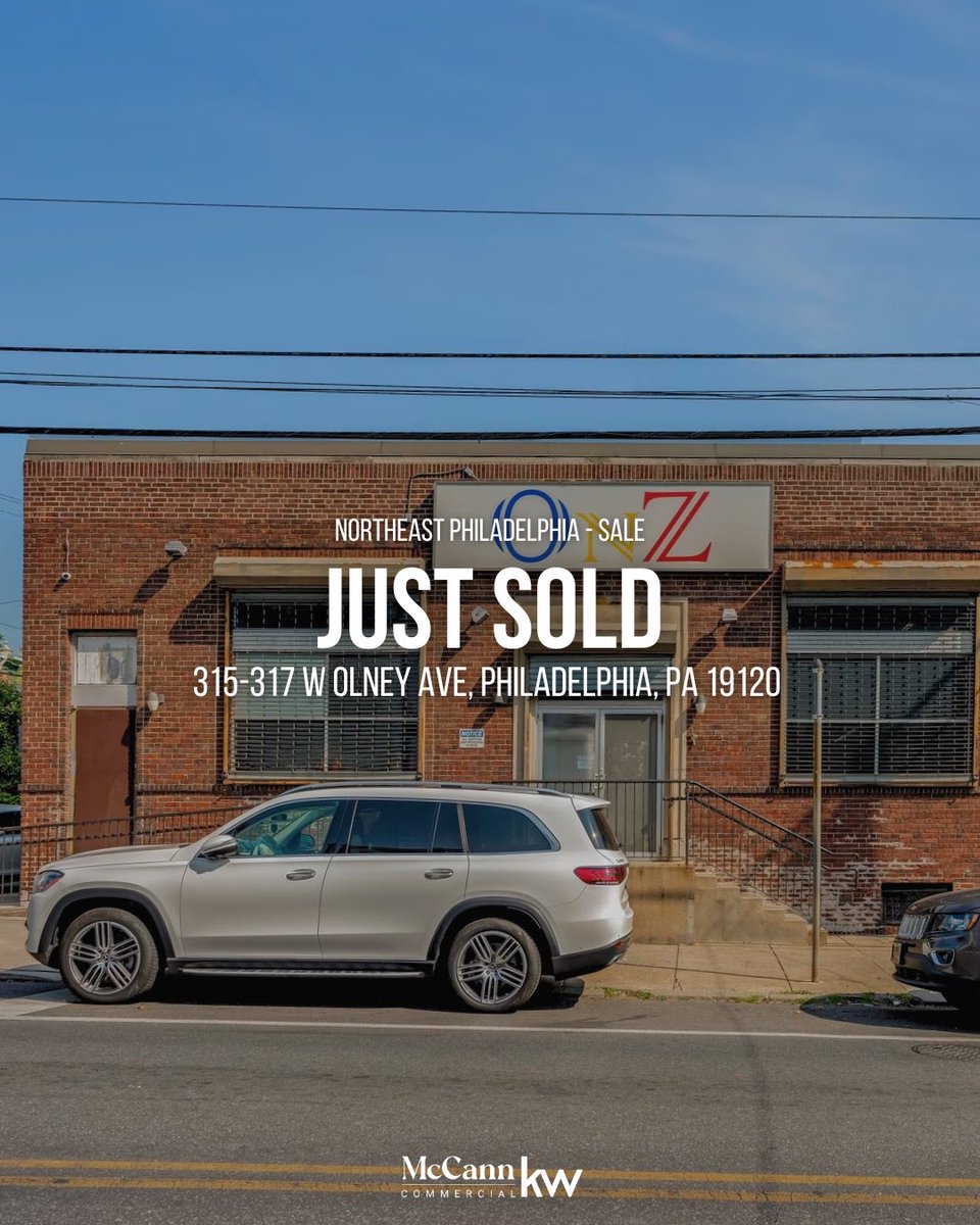 McCannCRE's tweet photo. JUST SOLD - 315-317 W Olney Ave. in Philadelphia.

@TyMartinCRE and @MattRahillCRE of McCann Commercial exclusively represented ownership in the sale of 315-317 W Olney Ave.

#JustClosed #JustSold #cre #PhillyCRE #PACRE https://t.co/9GaO2iinHQ
