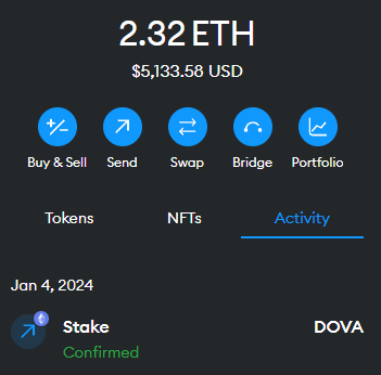 $DOVA revenue share is live x.com/dova_protoccol…