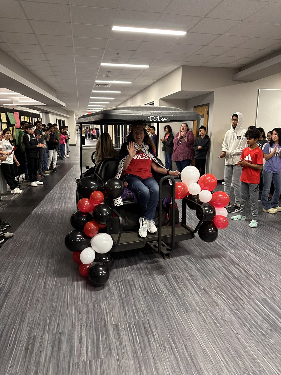 Dr. Sarah Balarin (@drbalarin) on Twitter photo It wouldnβt be a celebration and CMS West without a parade! Congrats to our Teacher of the Year! <a href="/CMSWestWrangler/">Coppell Middle School West</a> #westfam It wouldnβt be a celebration and CMS West without a parade! Congrats to our Teacher of the Year! <a href="/CMSWestWrangler/">Coppell Middle School West</a> #westfam