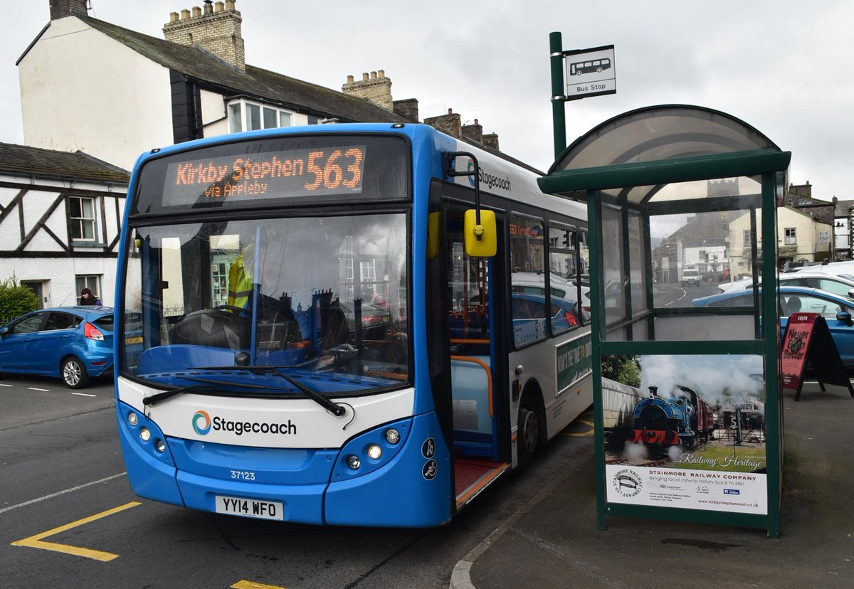 Single fares are still just £2 on all buses in the Yorkshire Dales, including these Saturday services:
59: Harrogate-Skipton
74: York-Harrogate-Ilkley-Grassington
75: Skipton-Malham
563: K.Stephen Stn-Appleby-Penrith
S1: Dent Stn-Dent-Sedbergh-Kendal  

dalesbus.org/all-year-buses