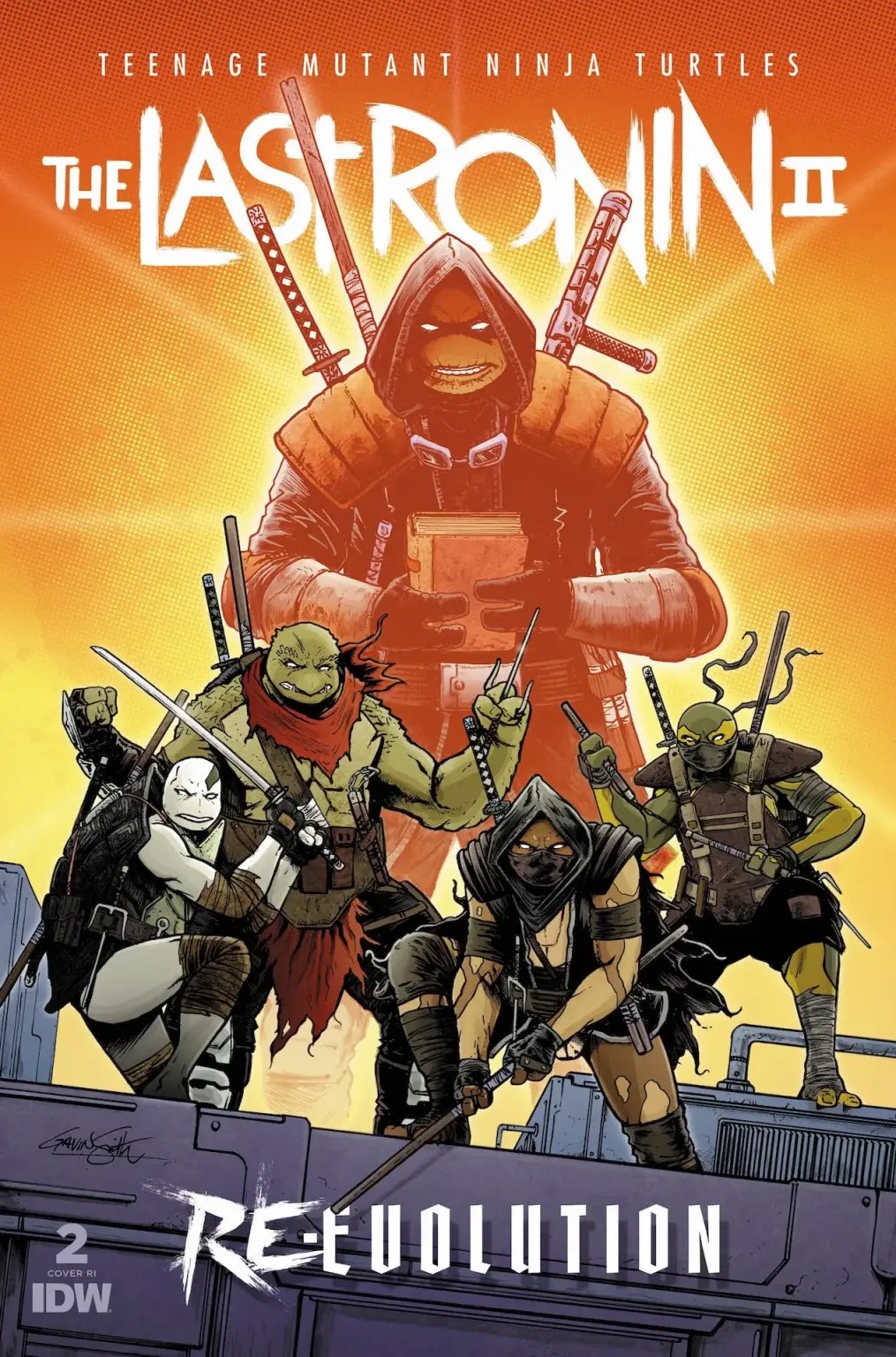 Gavin Smith - C2E2: S10 on X: "My cover with the trade dress revealed for  my issue 2 cover of The Last Ronin 2. This is the 1:50 variant so it'll be