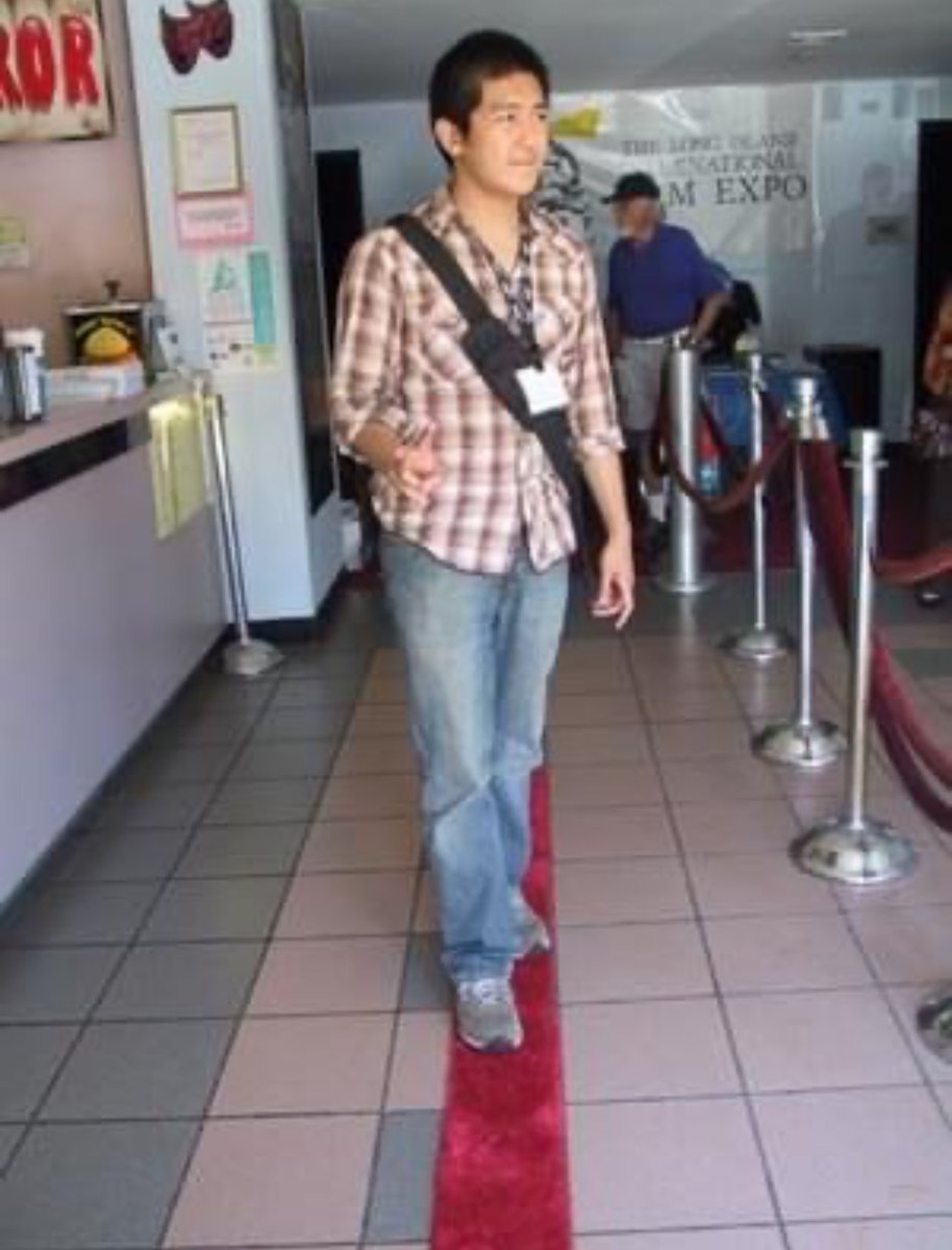 Every so often I think about the red carpet they made the short film directors walk down at the 2006 Long Island International Film Expo