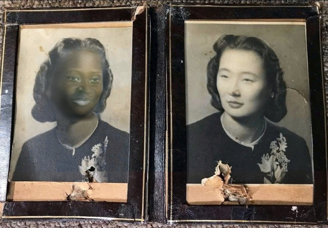 VLONEPREDATOR's tweet photo. here’s what your wife would look like if she was black or chinese https://t.co/CkBPVEVuQV