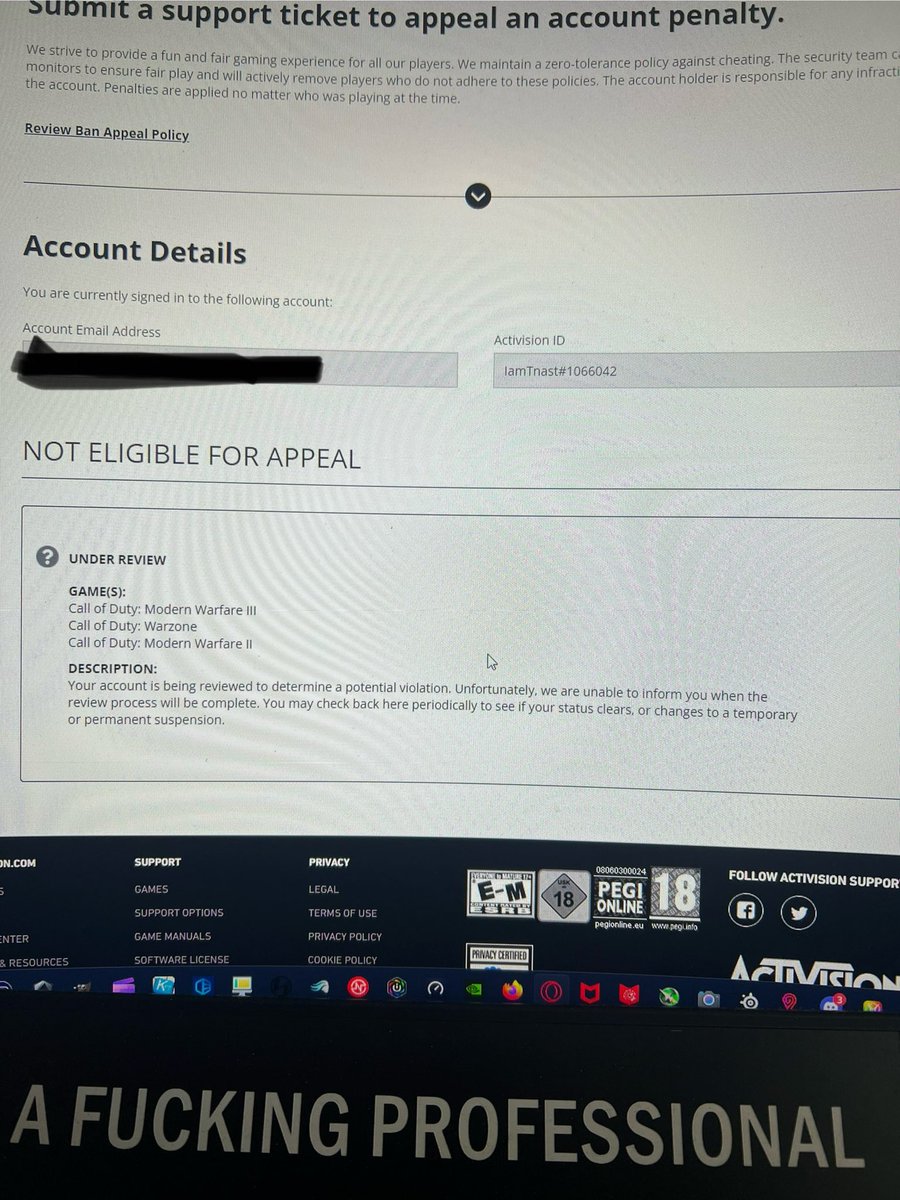 TNAST's tweet image. Hey uhh, @Activision @CallofDuty you do realize my content is like 99% me getting shit on and being bad at the game right? This really seem necessary with my whopping slightly above 1 KD? I’d really like to stream my usual content tonight. Thanks in advance. 😘