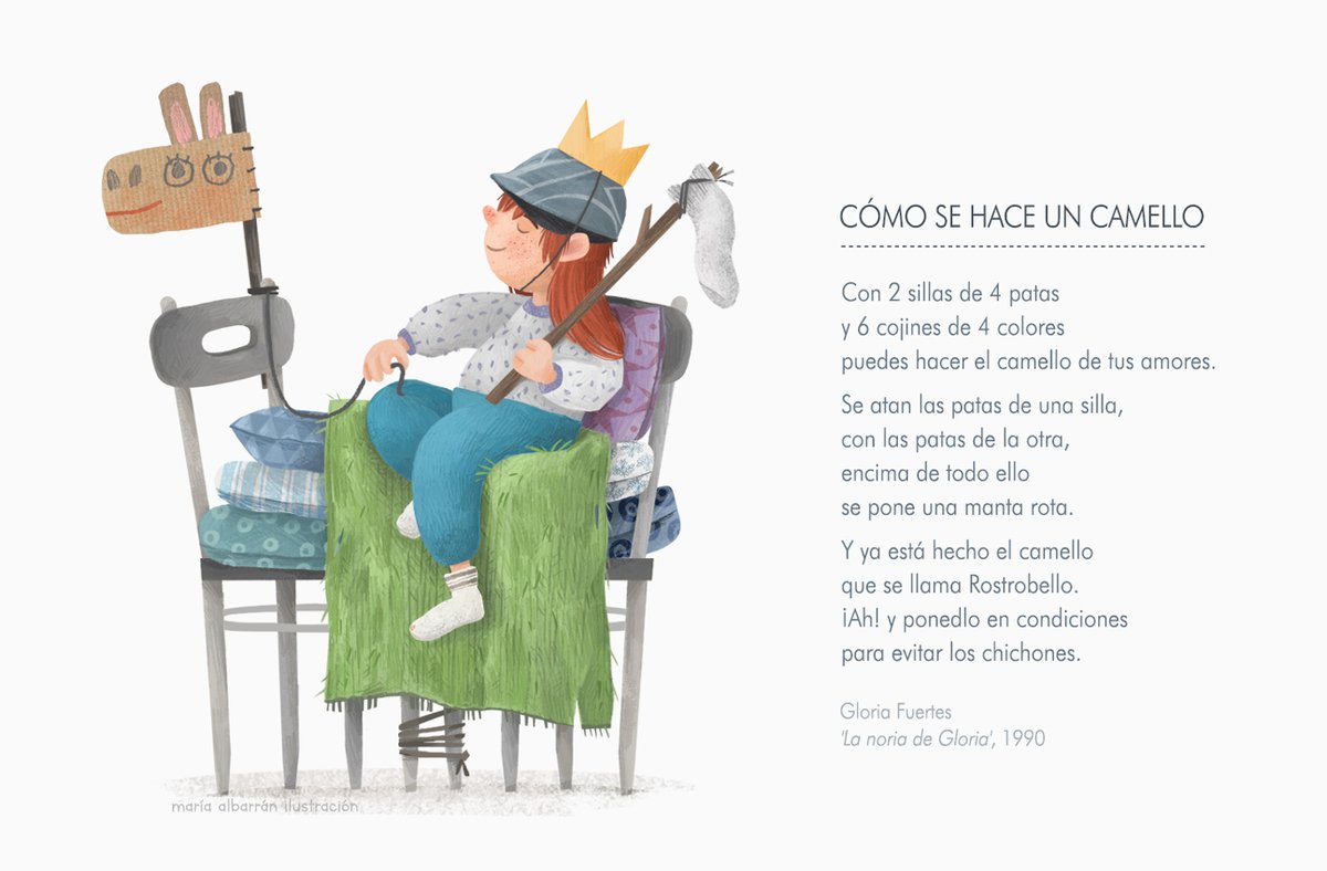 Illustraland's tweet photo. Una #ilustración siguiendo el tutorial de #GloriaFuertes para hacer un camello🐫🎨📖

#Reyes #Cabalgata🏠 https://t.co/36UR97PISW