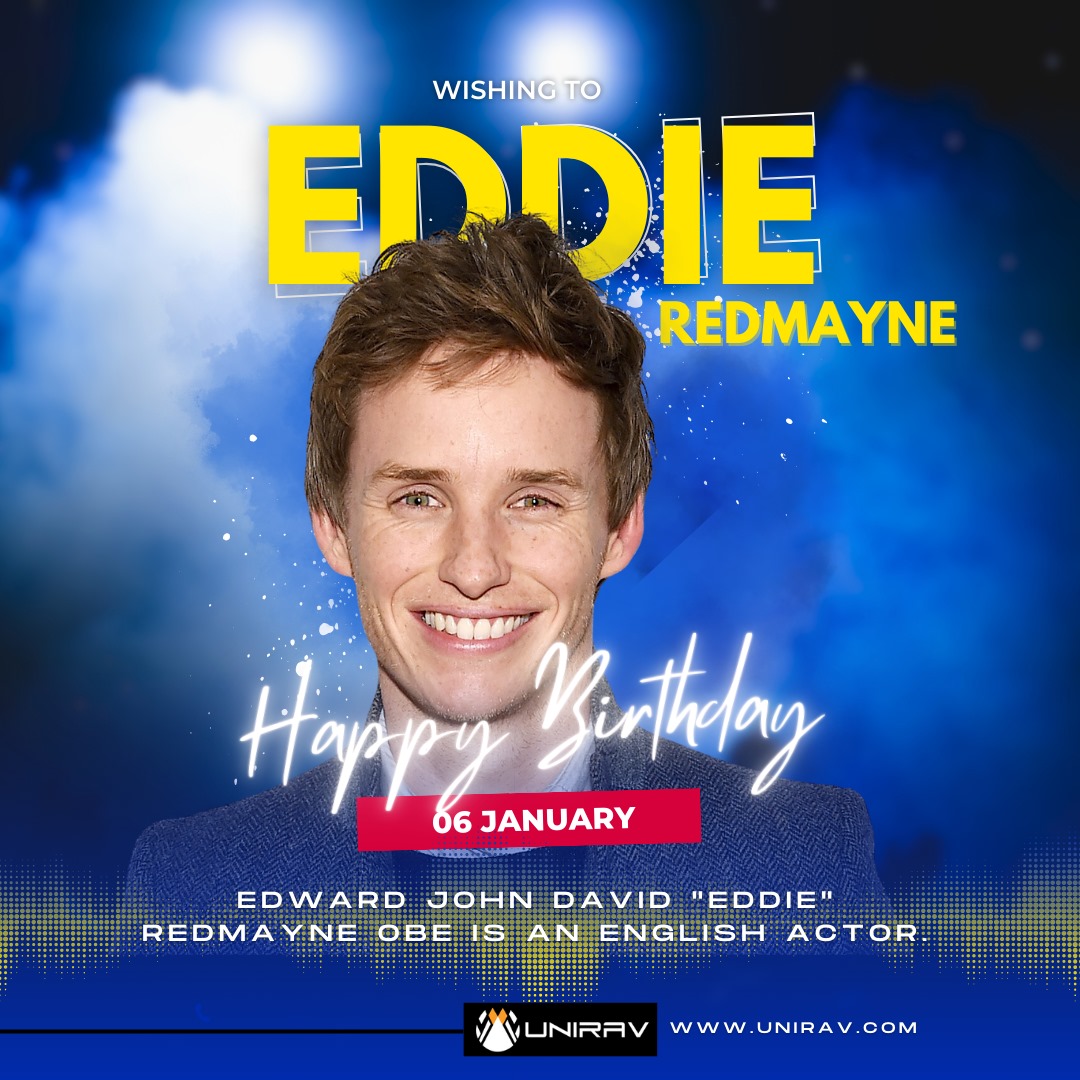 Uniravcom's tweet photo. 🎉🎂 Happy Birthday to the remarkable Eddie Redmayne! Celebrating the versatile actor known for his incredible talent and memorable roles.
#HappyBirthdayEddieRedmayne #EddieRedmayne #BirthdayCelebration #VersatileActor #EddieRedmayneBirthday #TalentedPerformer #Unirav https://t.co/jWUJcJaNB0