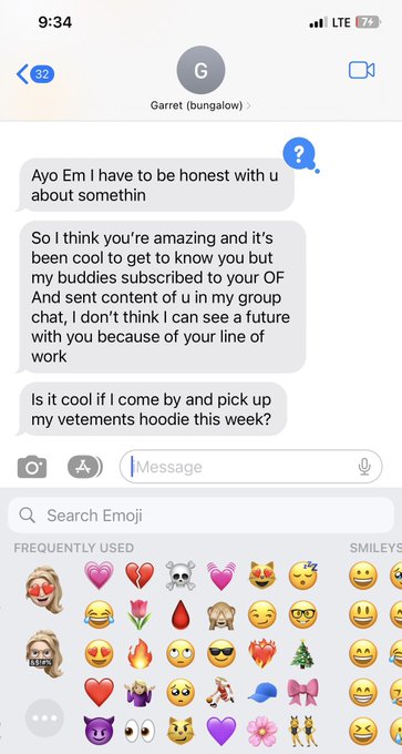 I&rsquo;m keeping his hoodie idc 🤷🏼&zwj;♀️ https://t.co/3hlfb14r9K