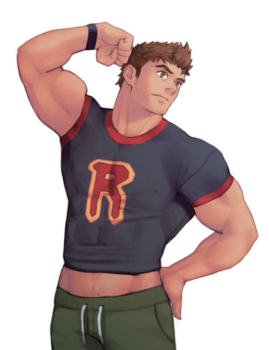 first drawing of the year! 😋

#bara #muscle #yaoi #gay #baraartist #gayart