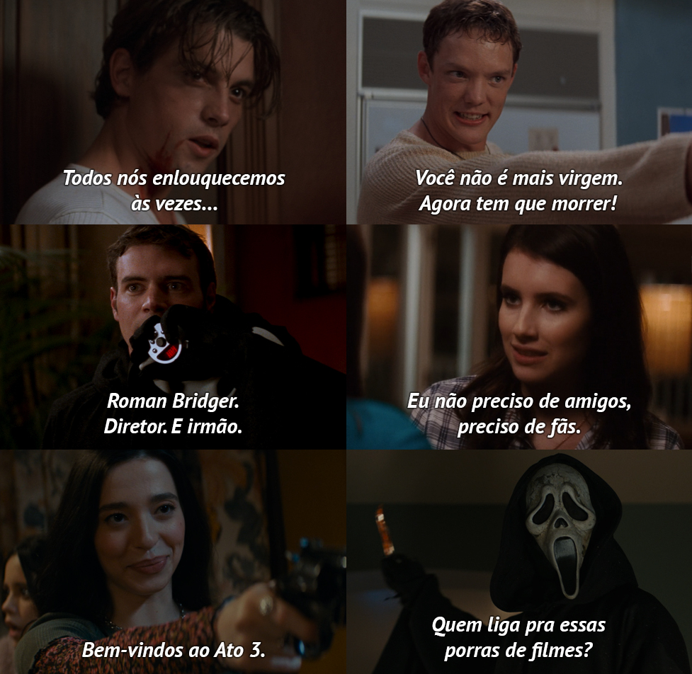 jlinzombie's tweet photo. Ghostfaces e suas falas icônicas https://t.co/aj5ROFrTn8