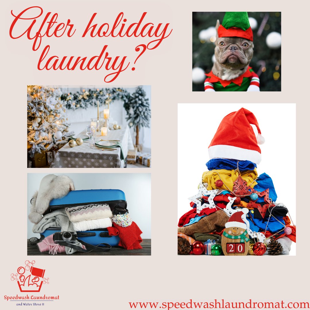 SpeedwashOrange's tweet photo. After #holiday #laundry to catch up on?

Stop in to #Speedwash today to utilize our drop-off #FluffandFold #laundryservice or self-service options.

Learn more about all of our great laundry services or schedule your laundry #pickup at: https://t.co/9mGVZrzI39.

#laundromat #OC https://t.co/MneTlYBjhG
