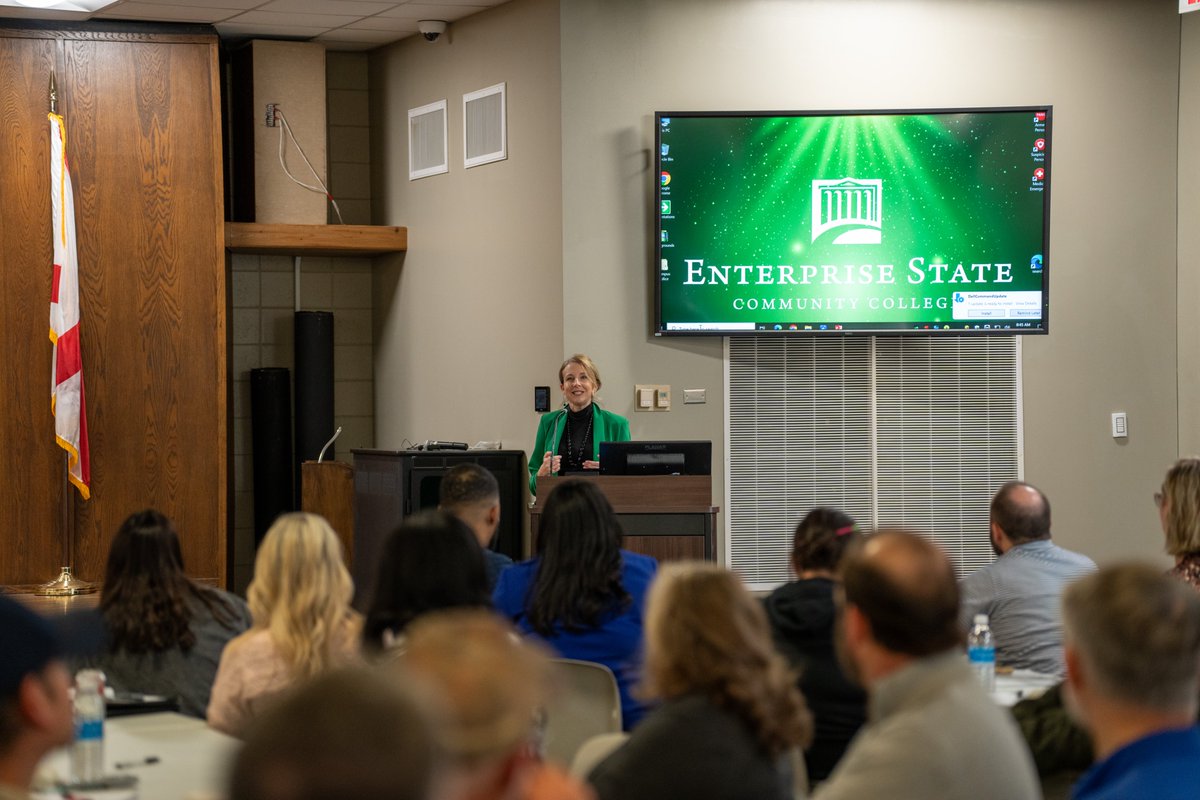 Enterprise State (@enterprisestate) on Twitter photo Yesterday, faculty/staff from ESCC/<a href="/AAC_Ozark/">Alabama Aviation College</a> took part in professional development to start of the Spring 2024 semester! Thank you to <a href="/rashadhspeaks/">Rashad H, LMSW</a> for speaking to our employees as we prepare for students to return to campus next week. This is going to be a great semester! Yesterday, faculty/staff from ESCC/<a href="/AAC_Ozark/">Alabama Aviation College</a> took part in professional development to start of the Spring 2024 semester! Thank you to <a href="/rashadhspeaks/">Rashad H, LMSW</a> for speaking to our employees as we prepare for students to return to campus next week. This is going to be a great semester!