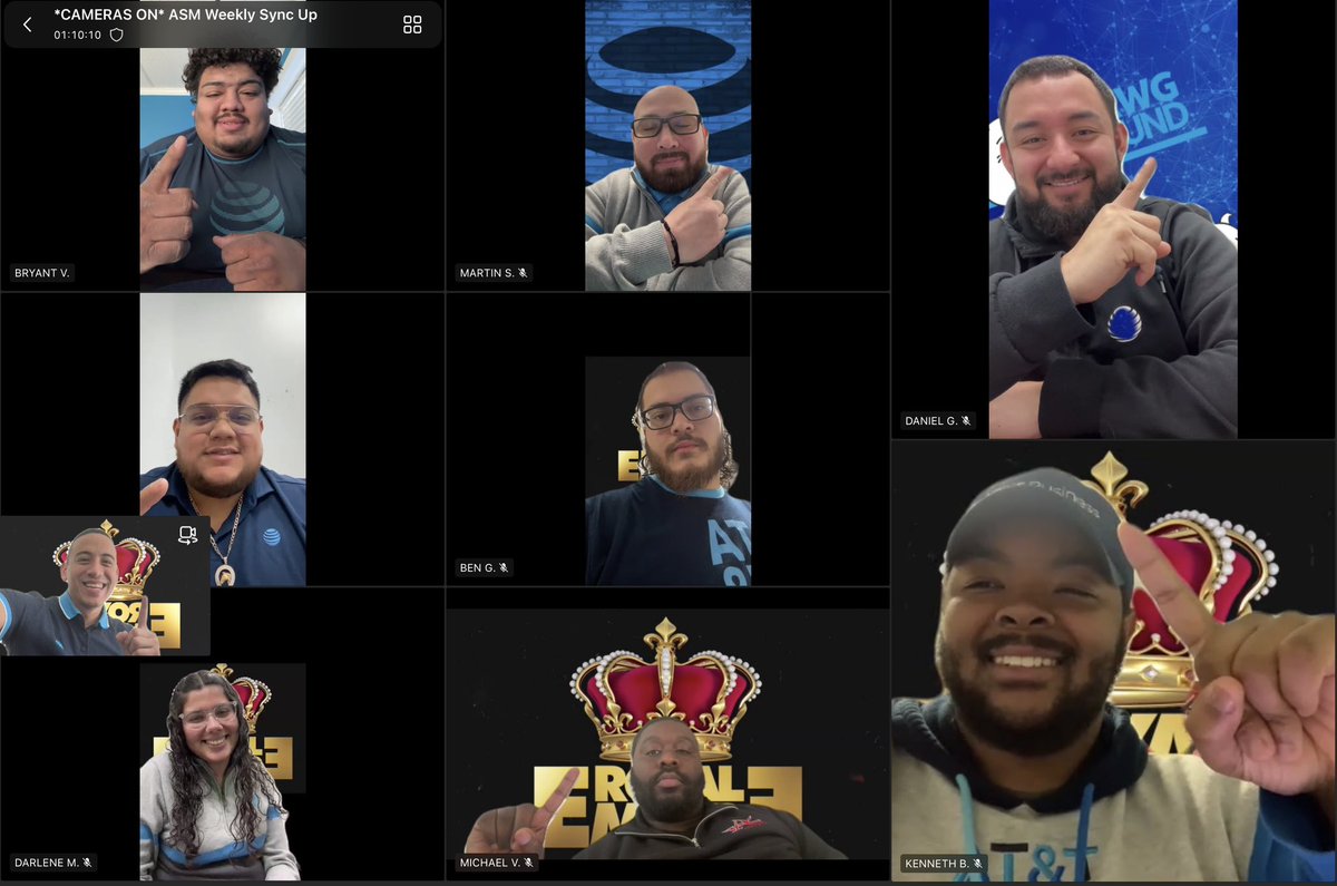 King_JMontano's tweet photo. 1st ASM Sync up of the year! Couldn’t be anymore grateful for this group of coaches. Always fired up &amp; ready for the weekend 🙌🏼 Excited for what 2024 will bring these individuals. Let’s take this to the top! #RoyalEmpire👑 🚀🏔️ https://t.co/6ao2EjpWs2
