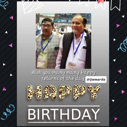 MANAS_INCWB's tweet photo. Many many happy returns on the birth anniversary of Md Qamruzzaman Qamar, President INTUC-WB Br. https://t.co/VRWEfiqHk4