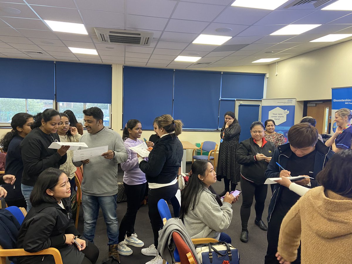 Fran Wilson RN (@franwilson21) on Twitter photo They landed into the UK yesterday & into our organisation today! A huge welcome to our new international nurses and midwives <a href="/gloshospitals/">Gloucestershire Hospitals NHS Foundation Trust</a> #makingfriends #colleagues #nhs #Careers
@GH_careers_ <a href="/GHFT_Excellence/">Nursing, AHP and Midwifery Excellence</a> @GlosProfEd @100_m_p_h <a href="/GleghornAna/">ana_gleghorn</a> <a href="/CraigBradleyRN/">Craig Bradley</a> @Kevin_McNamara1 They landed into the UK yesterday & into our organisation today! A huge welcome to our new international nurses and midwives <a href="/gloshospitals/">Gloucestershire Hospitals NHS Foundation Trust</a> #makingfriends #colleagues #nhs #Careers
@GH_careers_ <a href="/GHFT_Excellence/">Nursing, AHP and Midwifery Excellence</a> @GlosProfEd @100_m_p_h <a href="/GleghornAna/">ana_gleghorn</a> <a href="/CraigBradleyRN/">Craig Bradley</a> @Kevin_McNamara1