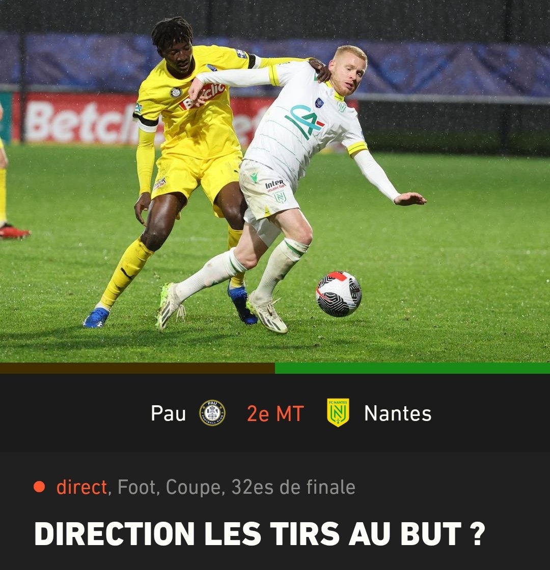 slim67140's tweet photo. Direction les pénos dit @lequipe  !!!!
Faut se mettre a jour, 3-1 !  😂😂
Nonnnn, vous ne passerez pas !!!!
#Gandalf @FCNantes #fcn @coupedefrance https://t.co/wh9De8bRp8