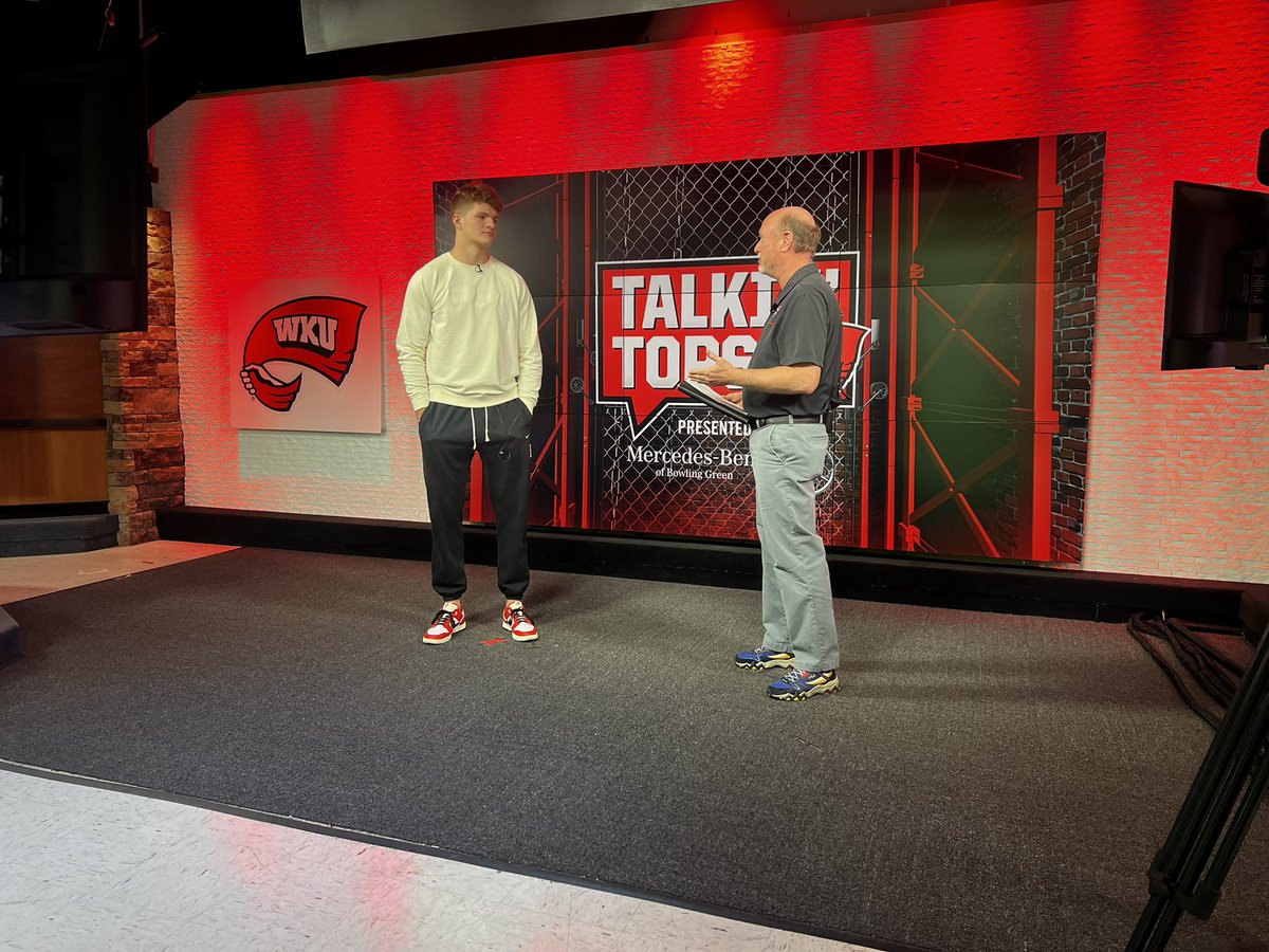 Catch <a href="/crveltkamp/">Caden Veltkamp</a> on Talkin’ Tops on <a href="/wbkotv/">WBKO News</a> tomorrow morning at 9 am!

#GoTops