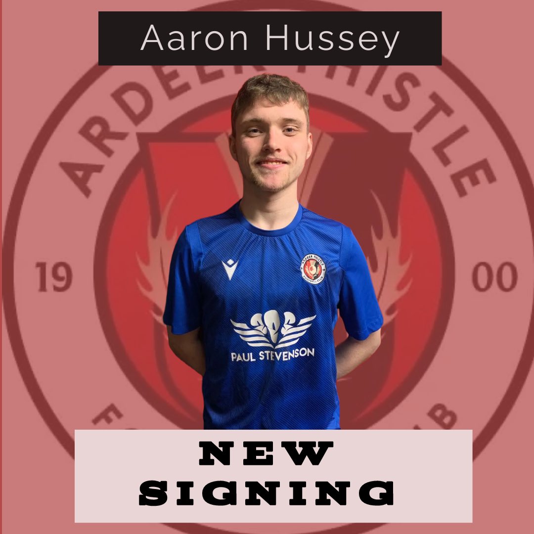 👋🏼𝗪𝗲𝗹𝗰𝗼𝗺𝗲 𝘁𝗼 𝘁𝗵𝗲 𝗖𝗹𝘂𝗯👋🏼

We are pleased to announce that goalkeeper, Aaron Hussey has joined us from Maryhill Football Club. 

❤️🖤
