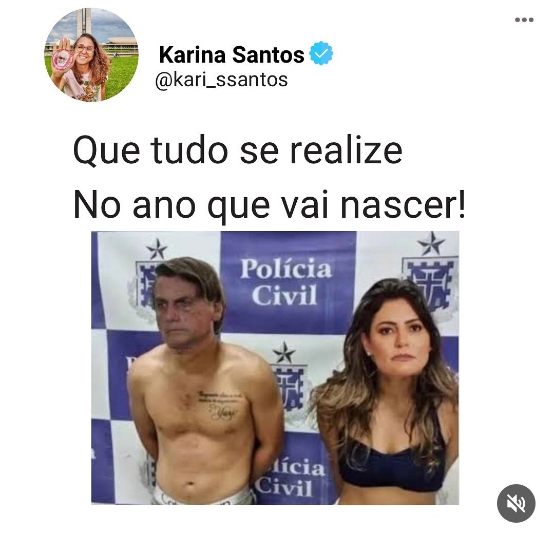 lazarorosa25's tweet photo. Esse é o meme que a Michelle Bolsonaro não gostou. https://t.co/Wpi5Qy6t0P