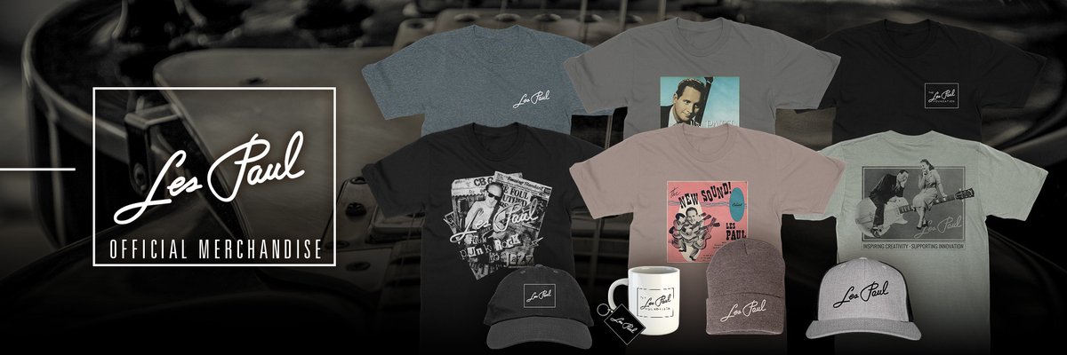 Check out our new Les Paul merchandise! Fantastic gifts for all music lovers.  Please visit lespaul.indiemerch.com

#lespaul #maryford #lespaulandmaryford #gifts #lespaulmusician #musicianlespaul #lespaulmusic #lespaulfoundation #lespaulofficial #WizardofWaukesha #music