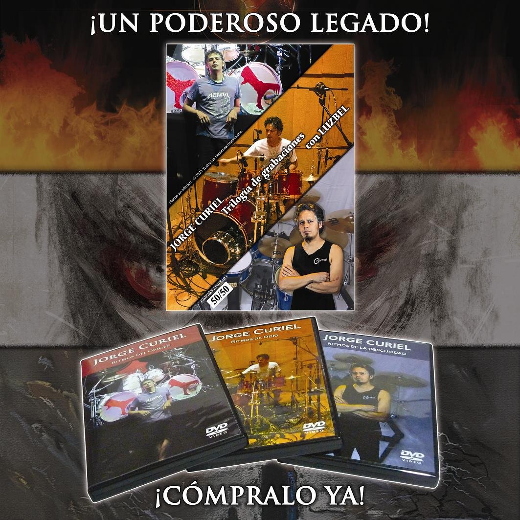 Ahora puedes tener esta caja especial con mi "Trilogía de grabaciones con Luzbel", esta caja incluye tres videos en formato DVD, "Ritmos del Origen", "Ritmos de Odio" y "Ritmos de la Obscuridad".

Comprarla en jorgecuriel.com

También por Whatsapp
wa.me/c/5215532755896
