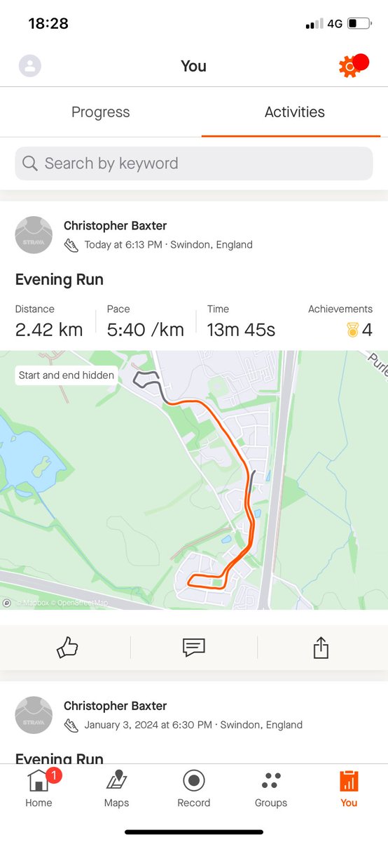 lecturerchris's tweet photo. Not the best run but have to start somewhere and all for a good cause @ProstateUK 

Total raised so far by everyone at @pewseyvalefc £1,180 with the target of £1,500. Any donations greatly appreciated 🙏 

Link in the comments ⬇️⬇️ https://t.co/MWPRcZ1QUT