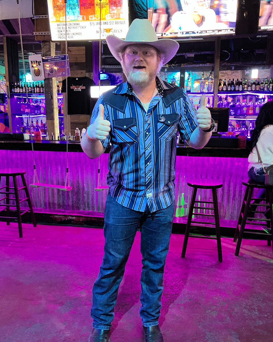 chuckshawmusic's tweet photo. It’s Friday!! Y’all know what that means- time to come get lit with us at @wildgregsatx ! #chuckshaw #livemusic #countrymusic #americana #honkytonk #jamband #austintexas #austin #atx #6thstreet #wildgregs #texasmusicscene #texascountry #txcountry #partytime #WILD #rowel https://t.co/aAhJ0IP2Qd