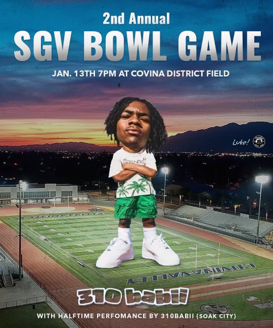 TheMatt_V (@thematt_v) on Twitter photo 🚨 The SGV Bowl Just Got Bigger 📈 Left … Right .. Let Me See You Do It … 🗣️ Special Guest / HalfTime Performance 🤯👀🍿 <a href="/Coach_Maxie626/">Coach Maxie</a> <a href="/SGVNSports/">Fred J. Robledo 👨🏻💻</a> <a href="/tspeterson40/">Tim Peterson</a> <a href="/prestige1sports/">Isaac espinoza</a> 🚨 The SGV Bowl Just Got Bigger 📈 Left … Right .. Let Me See You Do It … 🗣️ Special Guest / HalfTime Performance 🤯👀🍿 <a href="/Coach_Maxie626/">Coach Maxie</a> <a href="/SGVNSports/">Fred J. Robledo 👨🏻💻</a> <a href="/tspeterson40/">Tim Peterson</a> <a href="/prestige1sports/">Isaac espinoza</a>