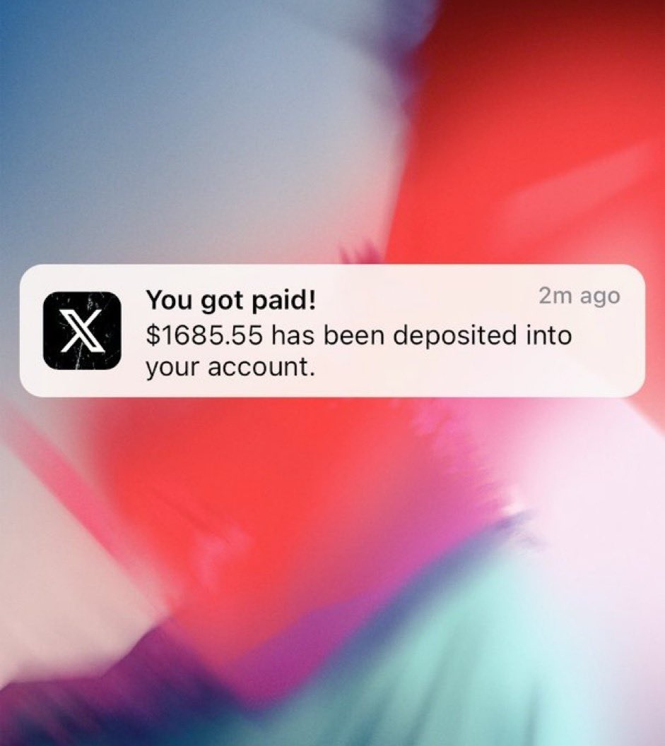 In Order To Make Money On #X, You Need At Least 500 Followers.  NO X Account Should Have Less Than 500 Followers     

RETWEET , Drop “X” Below &amp; FOLLOW Back Everyone Who RETWEETS, LIKES &amp; COMMENT This Post. 
Let’s Grow Together #XRPCommunity
#Xpayout #ElonMusk #X #Xmonetization
