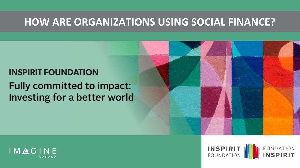 To maximize the impact of #SocialFinance initiatives, it is crucial to prioritize deep skills, cultural competency, comfort with ambiguity, and the willingness to relinquish control. Read <a href="/InspiritFdn/">Inspirit Foundation</a>’s social finance journey: buff.ly/3uv6oY4