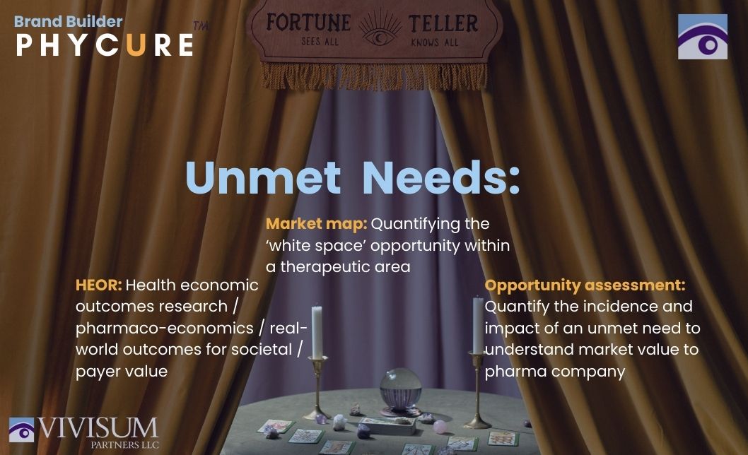 Unmet needs #research from the PHYCURE framework helps to get the impactful #insights you need for a successful #brandlaunch. 

You can learn more about Vivisum's Unmet Needs research and view report examples here: ow.ly/rNbX50Qok6z.

#biopharma